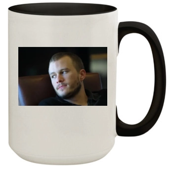 Heath Ledger 15oz Colored Inner & Handle Mug