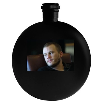 Heath Ledger Round Flask