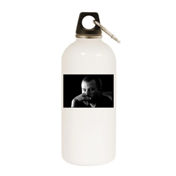 Heath Ledger White Water Bottle With Carabiner