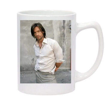 Hugh Jackman 14oz White Statesman Mug