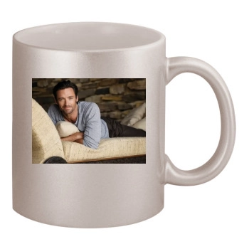 Hugh Jackman 11oz Metallic Silver Mug