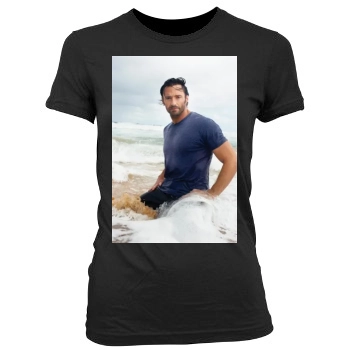 Hugh Jackman Women's Junior Cut Crewneck T-Shirt