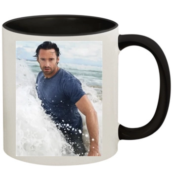 Hugh Jackman 11oz Colored Inner & Handle Mug