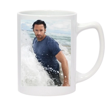 Hugh Jackman 14oz White Statesman Mug