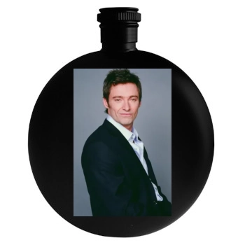 Hugh Jackman Round Flask