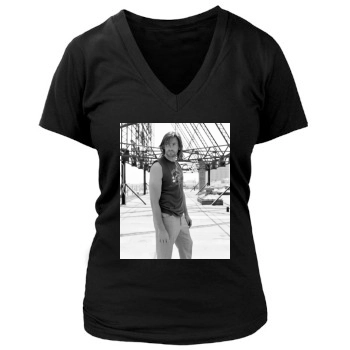 Hugh Jackman Women's Deep V-Neck TShirt