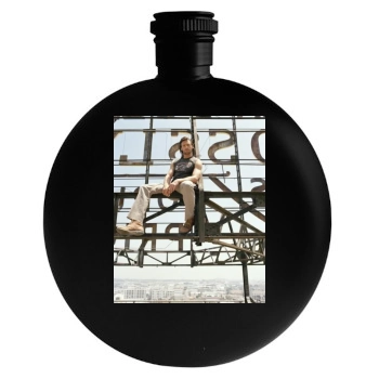 Hugh Jackman Round Flask