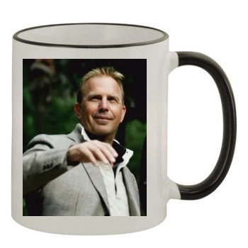 Kevin Costner 11oz Colored Rim & Handle Mug