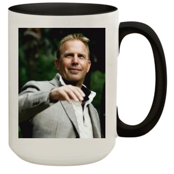 Kevin Costner 15oz Colored Inner & Handle Mug