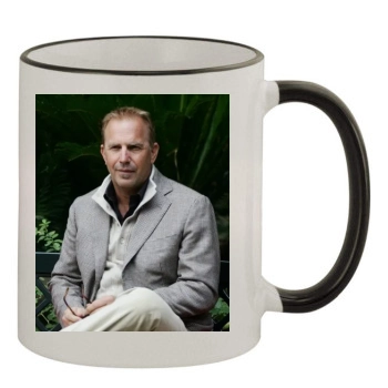 Kevin Costner 11oz Colored Rim & Handle Mug