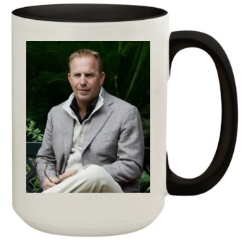 Kevin Costner 15oz Colored Inner & Handle Mug