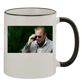 Kevin Costner 11oz Colored Rim & Handle Mug