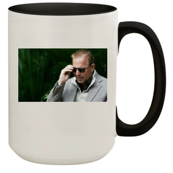 Kevin Costner 15oz Colored Inner & Handle Mug