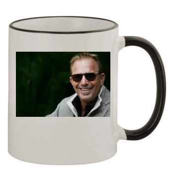 Kevin Costner 11oz Colored Rim & Handle Mug