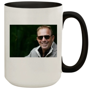 Kevin Costner 15oz Colored Inner & Handle Mug