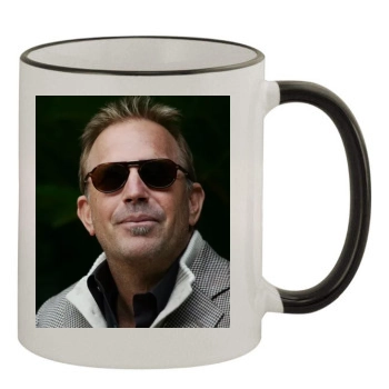 Kevin Costner 11oz Colored Rim & Handle Mug