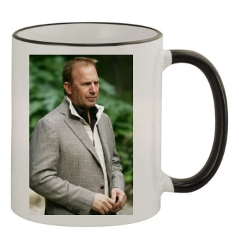 Kevin Costner 11oz Colored Rim & Handle Mug