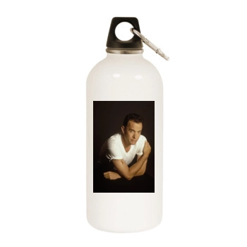 Tom Hanks White Water Bottle With Carabiner