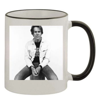 Kevin Bacon 11oz Colored Rim & Handle Mug