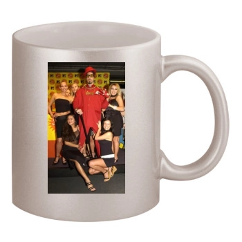 Sacha Baron Cohen 11oz Metallic Silver Mug