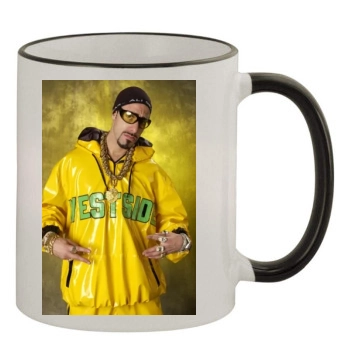 Sacha Baron Cohen 11oz Colored Rim & Handle Mug