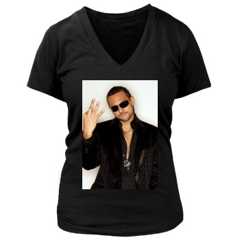 Sean Paul Women's Deep V-Neck TShirt