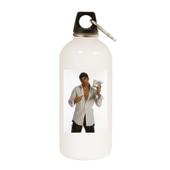 Sean Paul White Water Bottle With Carabiner