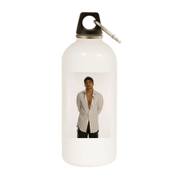 Sean Paul White Water Bottle With Carabiner