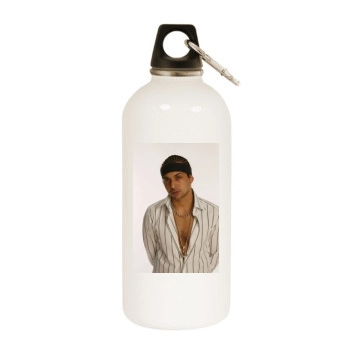 Sean Paul White Water Bottle With Carabiner