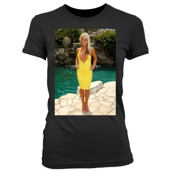 Sara Jean Underwood Women's Junior Cut Crewneck T-Shirt