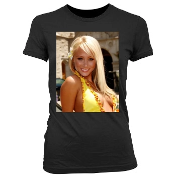 Sara Jean Underwood Women's Junior Cut Crewneck T-Shirt