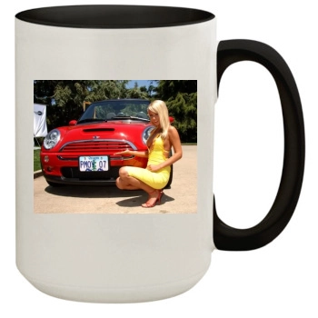 Sara Jean Underwood 15oz Colored Inner & Handle Mug