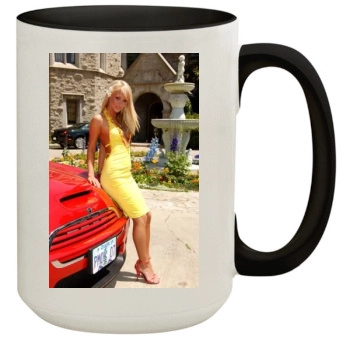 Sara Jean Underwood 15oz Colored Inner & Handle Mug