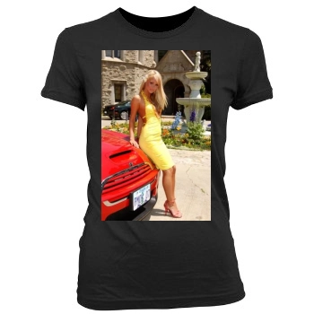 Sara Jean Underwood Women's Junior Cut Crewneck T-Shirt