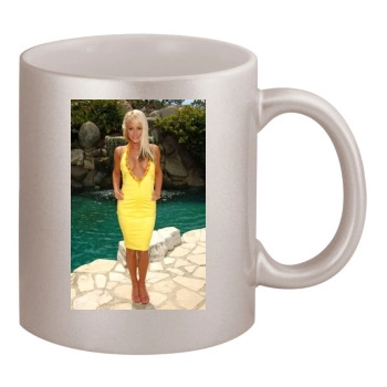 Sara Jean Underwood 11oz Metallic Silver Mug