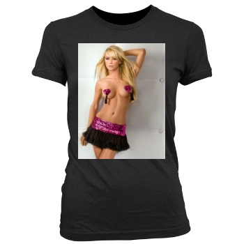 Sara Jean Underwood Women's Junior Cut Crewneck T-Shirt