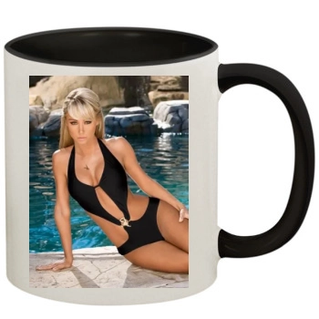 Sara Jean Underwood 11oz Colored Inner & Handle Mug