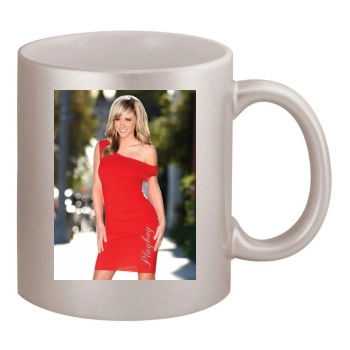 Sara Jean Underwood 11oz Metallic Silver Mug