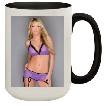 Sara Jean Underwood 15oz Colored Inner & Handle Mug