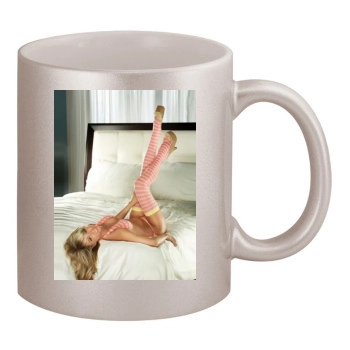 Sara Jean Underwood 11oz Metallic Silver Mug