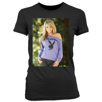 Sara Jean Underwood Women's Junior Cut Crewneck T-Shirt