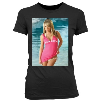 Sara Jean Underwood Women's Junior Cut Crewneck T-Shirt