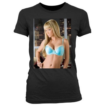 Sara Jean Underwood Women's Junior Cut Crewneck T-Shirt