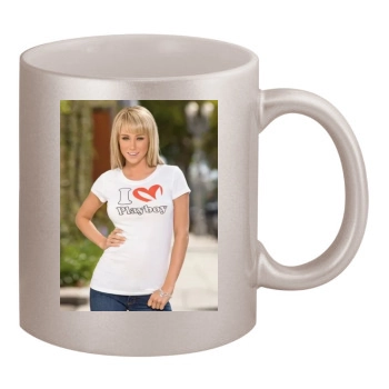 Sara Jean Underwood 11oz Metallic Silver Mug