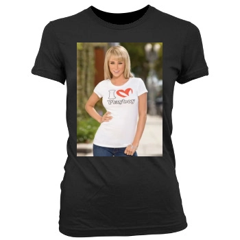 Sara Jean Underwood Women's Junior Cut Crewneck T-Shirt