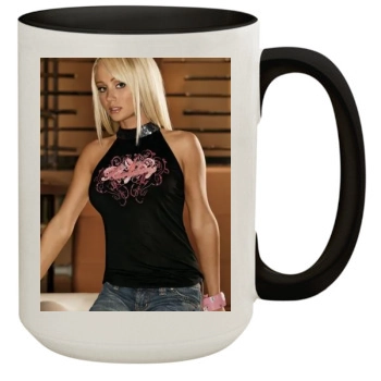 Sara Jean Underwood 15oz Colored Inner & Handle Mug