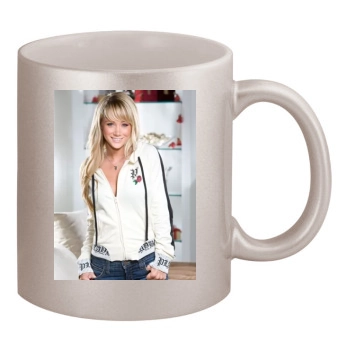 Sara Jean Underwood 11oz Metallic Silver Mug