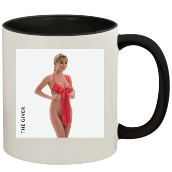 Sara Jean Underwood 11oz Colored Inner & Handle Mug