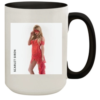 Sara Jean Underwood 15oz Colored Inner & Handle Mug