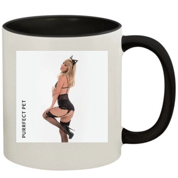 Sara Jean Underwood 11oz Colored Inner & Handle Mug